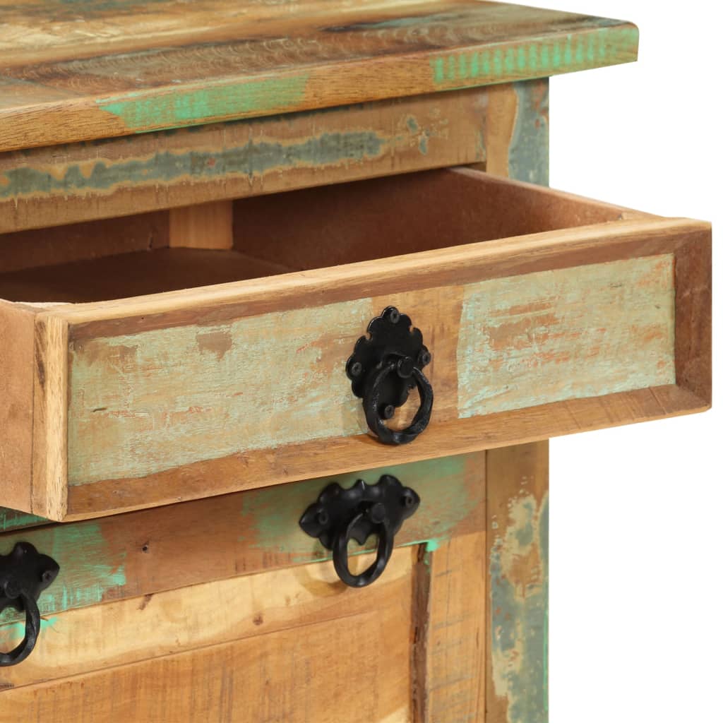 Earth Shoe Cabinet Multicolor Solid Reclaimed Wood Rectangular