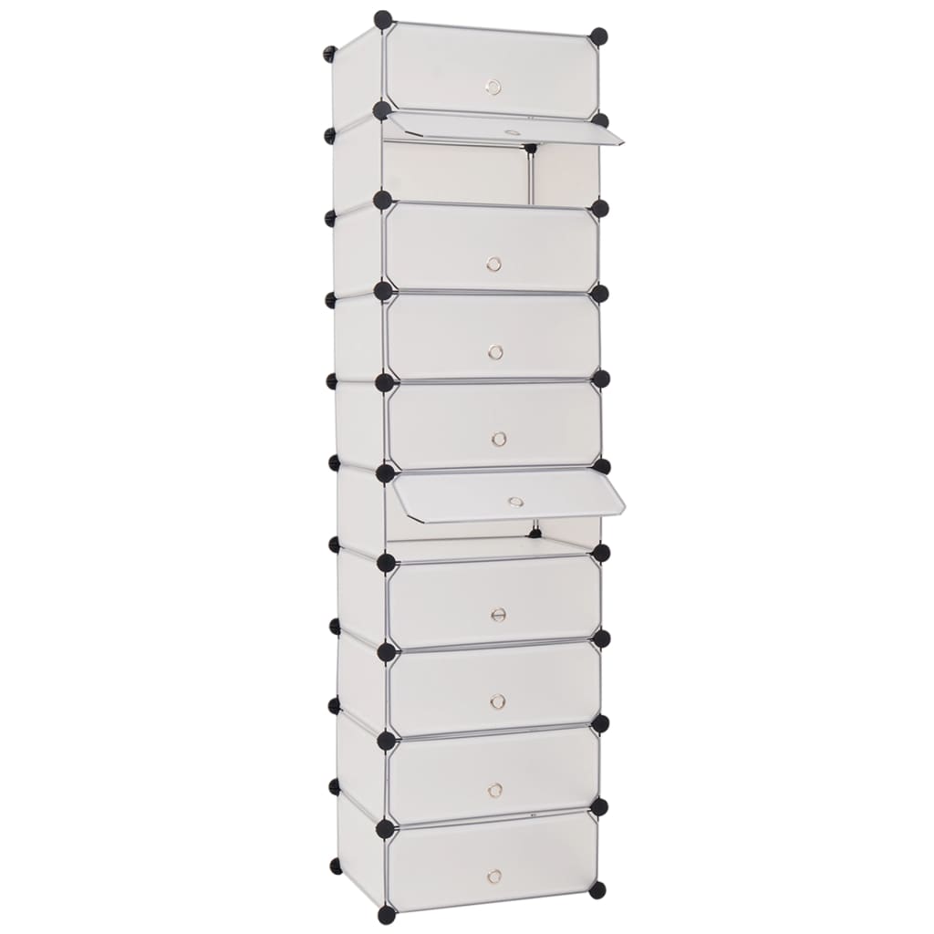 Loft Shoe Organizer Polystyrene & Steel Tall