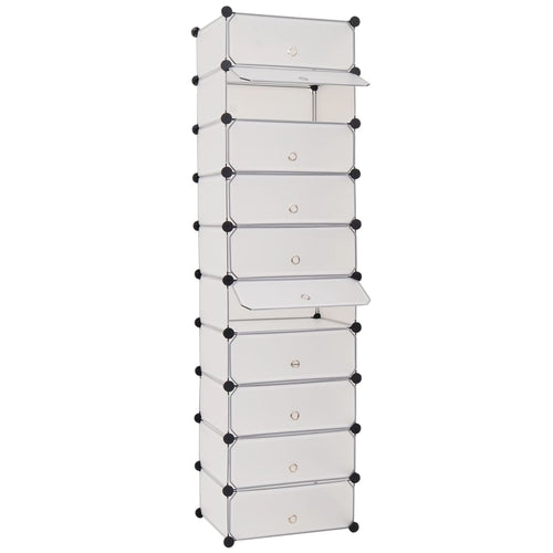 Loft Shoe Organizer Polystyrene & Steel Tall