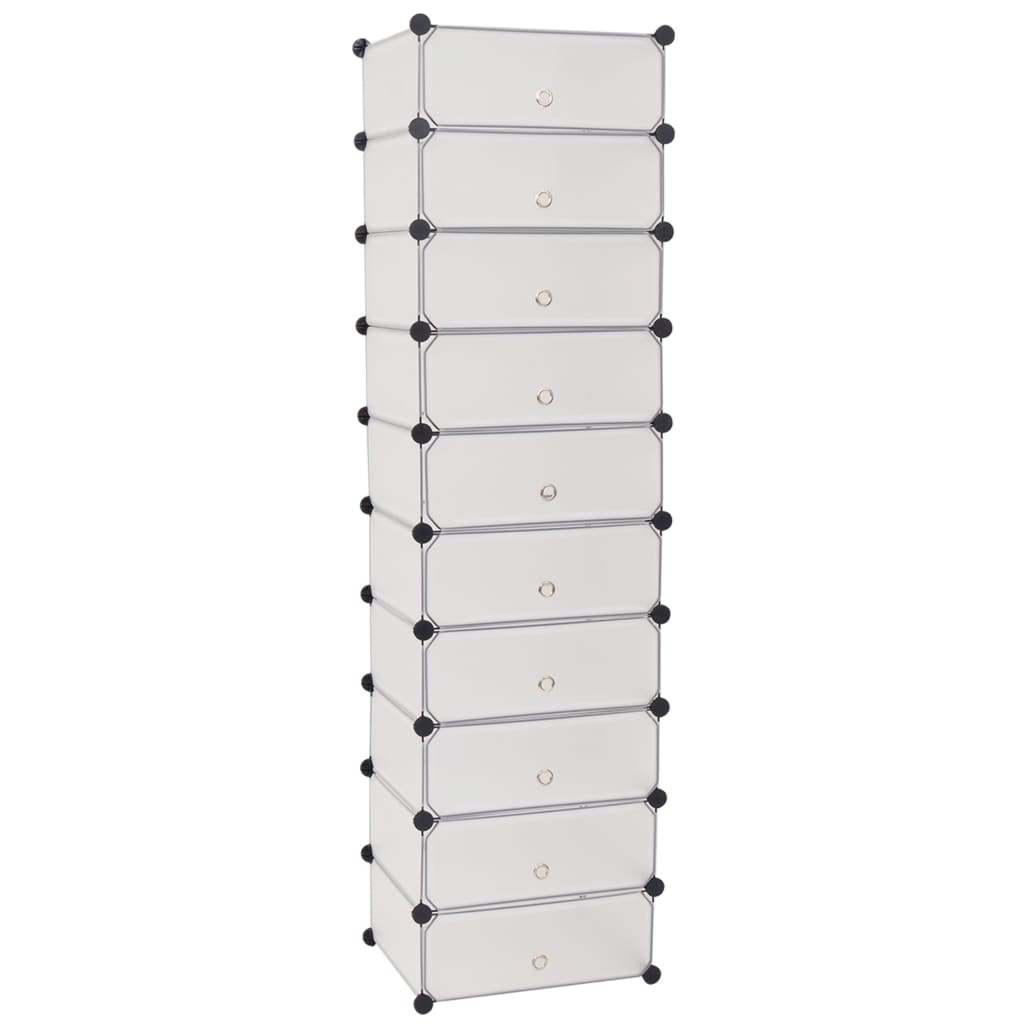 Loft Shoe Organizer Polystyrene & Steel Tall