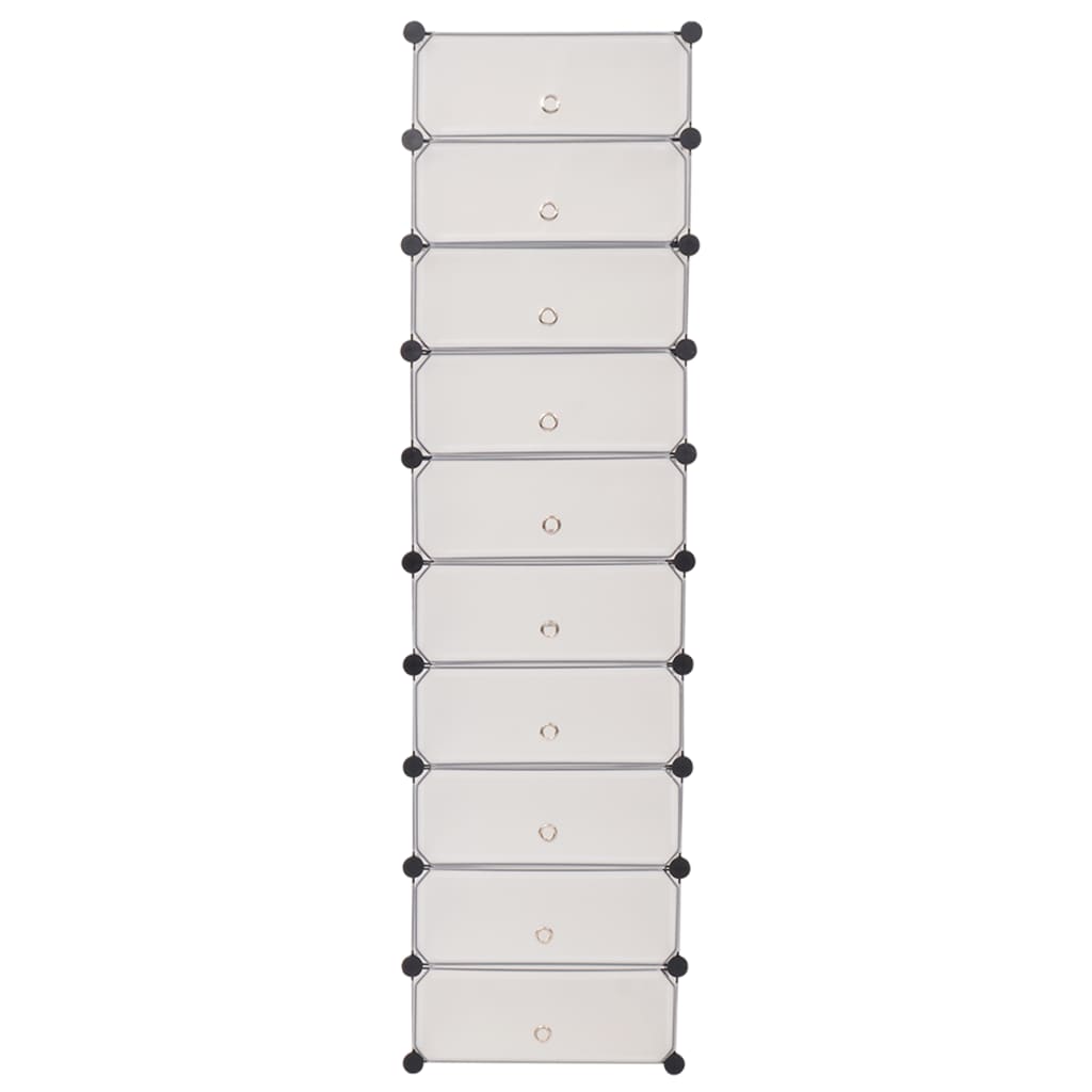 Loft Shoe Organizer Polystyrene & Steel Tall