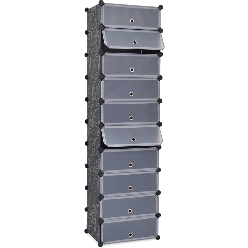 Loft Shoe Organizer Polystyrene & Steel Tall