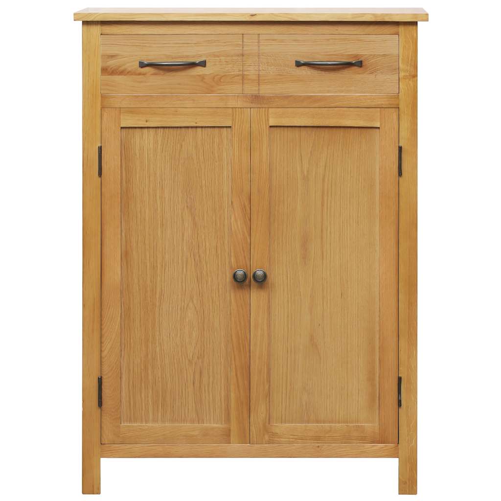 Arc Shoe Rack Natural Solid Oak 3 Compartments Rectangular