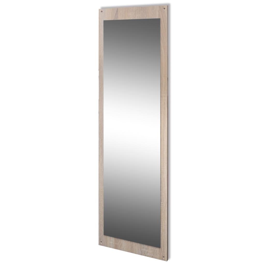 Mode Shoe Cabinet Oak and White Engineered Wood, Plastic, Aluminum Alloy