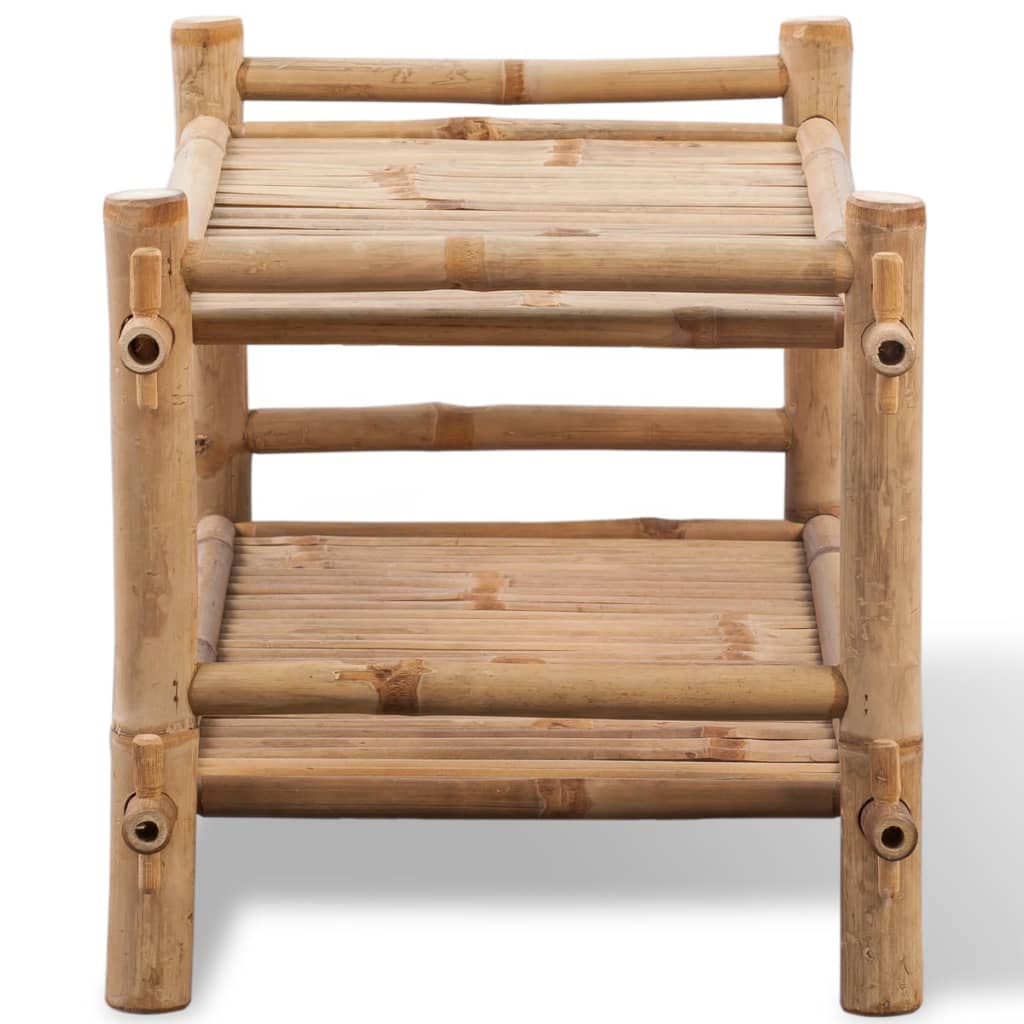 Loft Shoe Rack Bamboo 2 Tier Rectangular