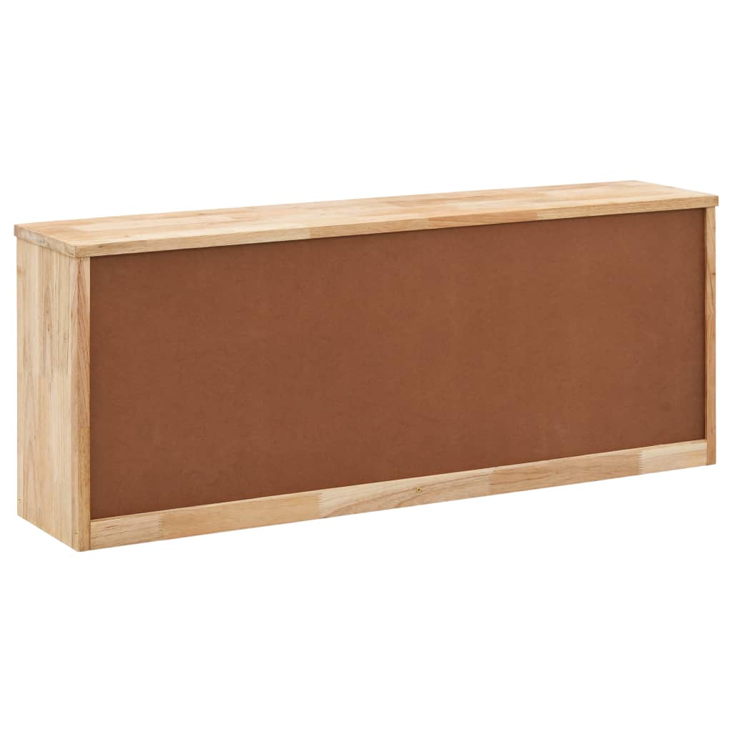 Arc Shoe Organizer Natural Solid Walnut 2 Compartments Wide & Long