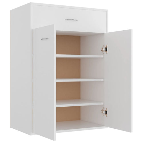 Shoe Rack Sonoma Oak 5 Compartments Rectangular