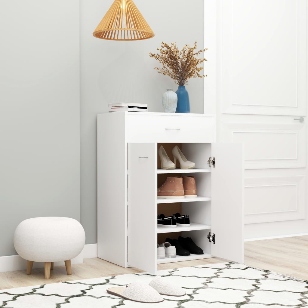 Shoe Rack Sonoma Oak 5 Compartments Rectangular