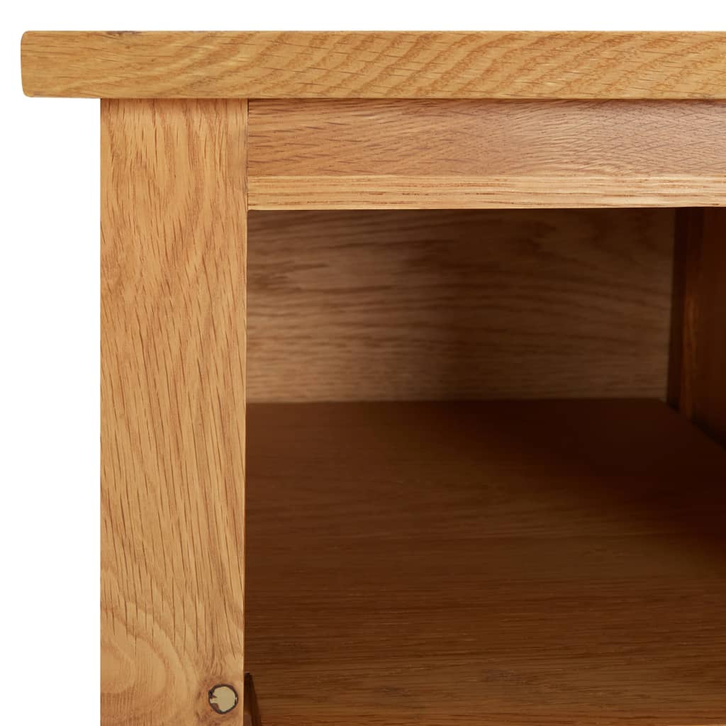 Mode Shoe Rack Natural Solid Oak 6 Compartments Rectangular