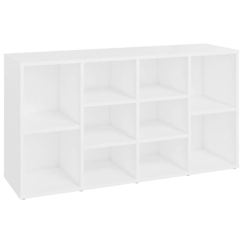 Shoe Storage Bench Natural Oak Rectangular 10 Compartments