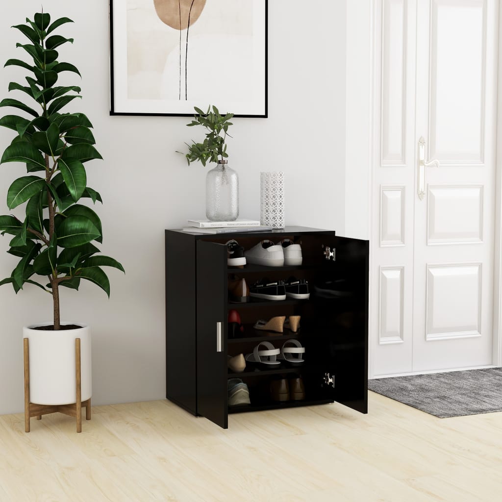 Shoe Cabinet Old Pine Tall 5 Compartments