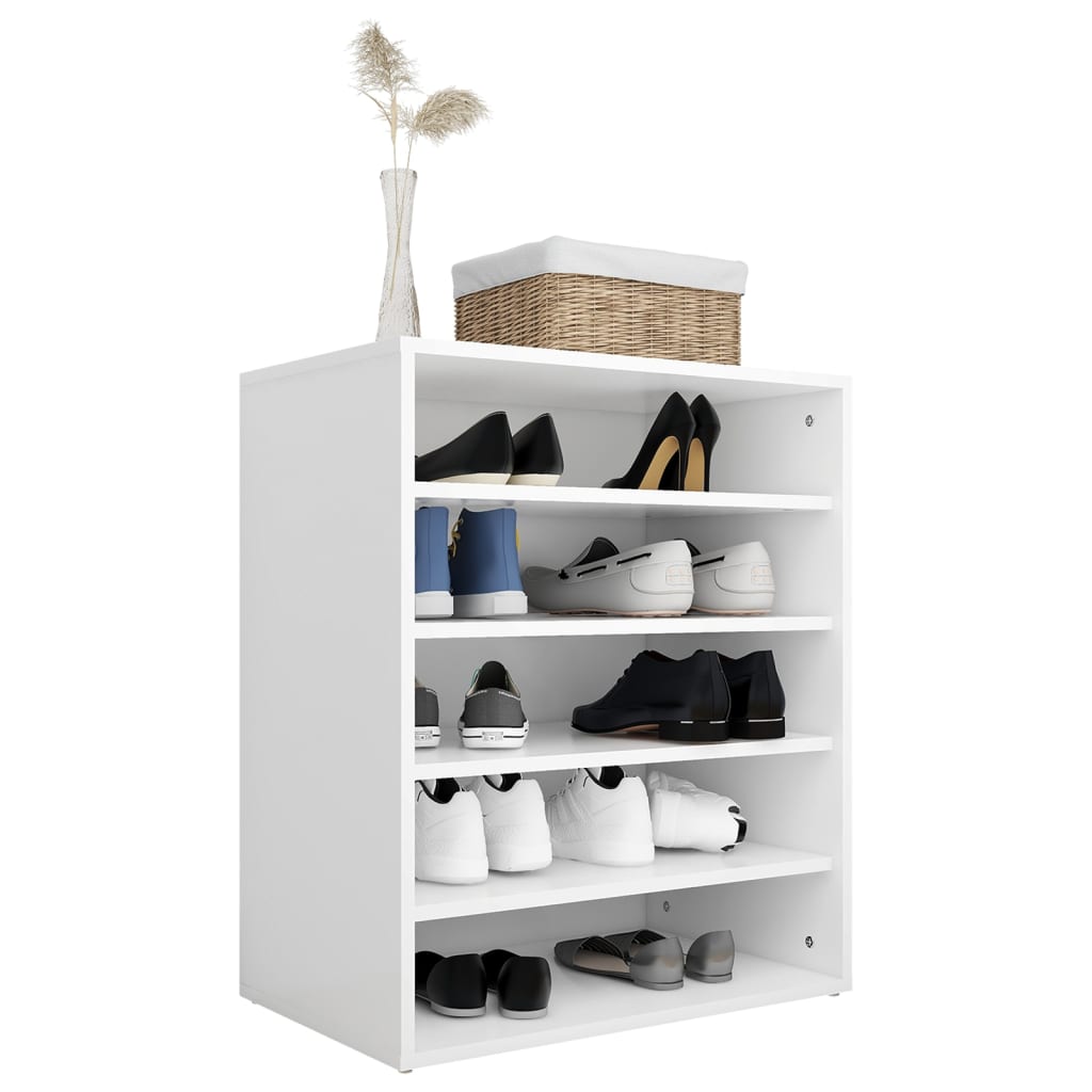 Shoe Cabinet Old Pine Tall 6 Compartments