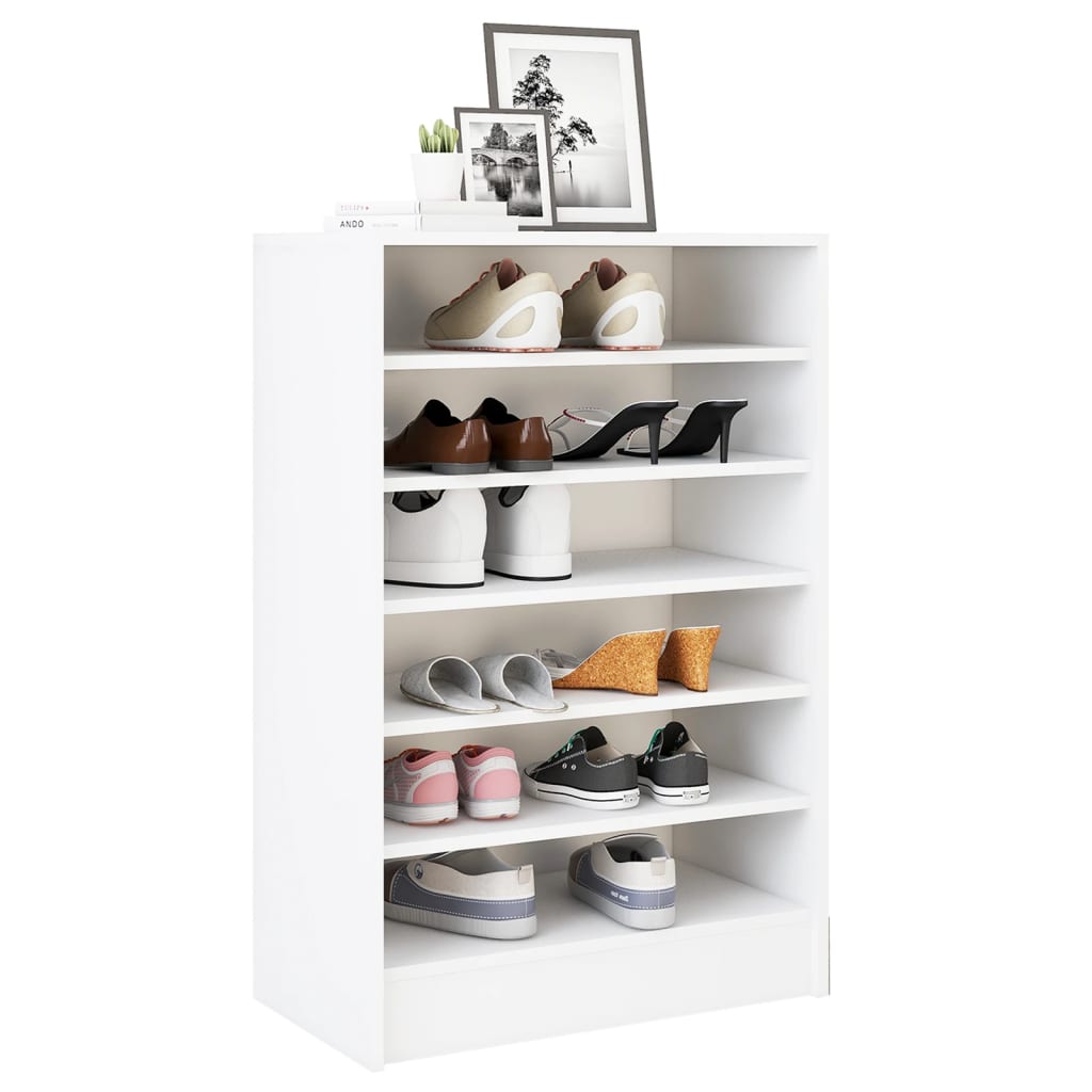 Shoe Cabinet Old Pine Tall 6 Compartments