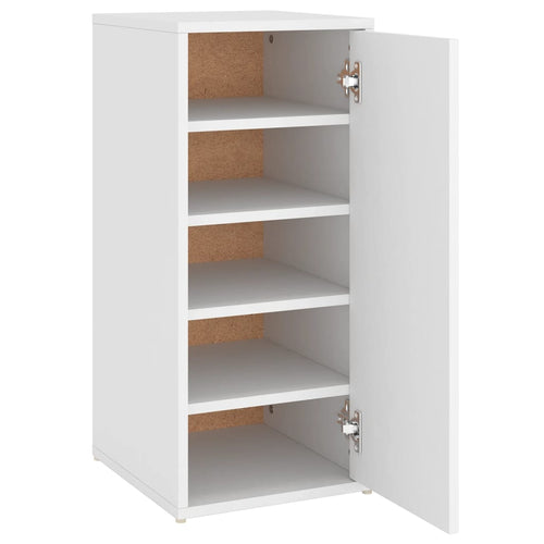 Shoe Cabinet Old Pine Tall 5 Compartments