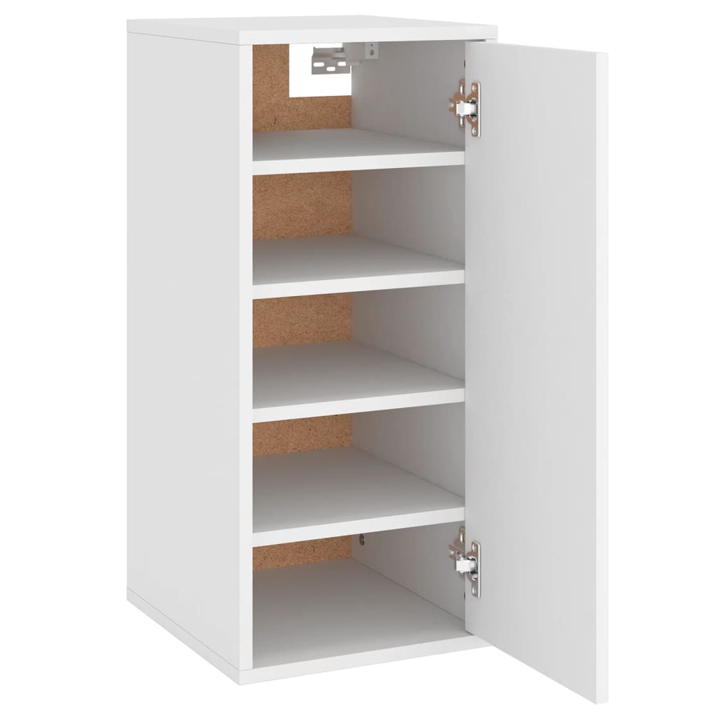 Shoe Cabinet Old Pine Tall 5 Compartments