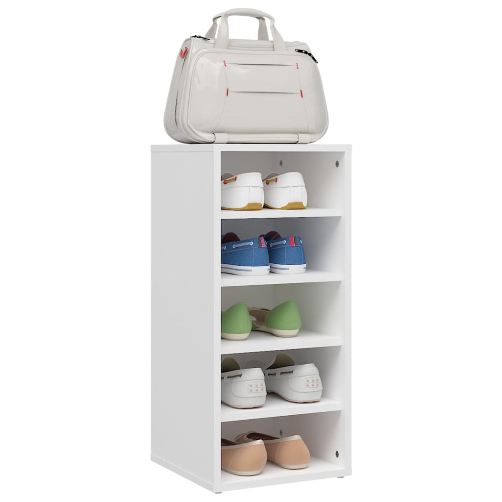 Shoe Cabinet Old Pine Tall 12 Compartments