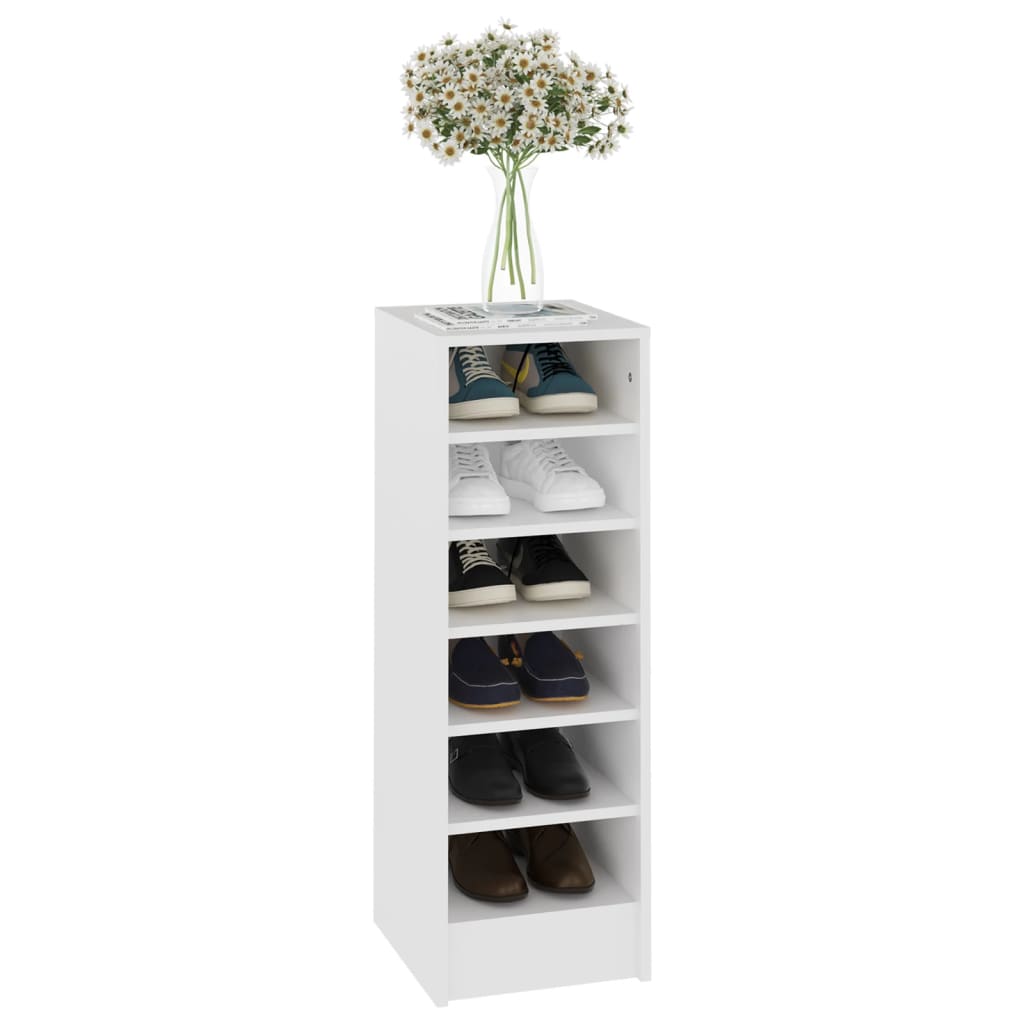 Shoe Cabinet Old Pine Tall 6 Compartments