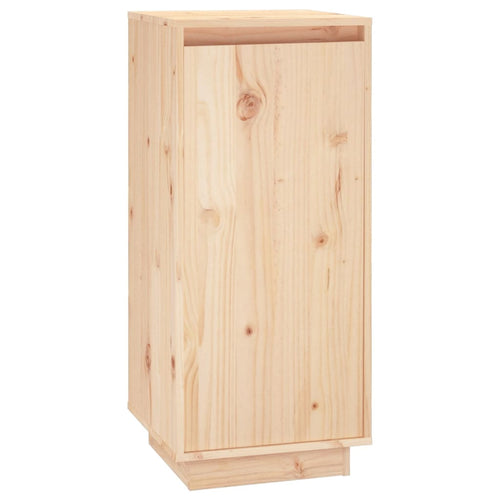 Shoe Cabinet Solid Pine Wood Tall & Skinny 2 Compartments