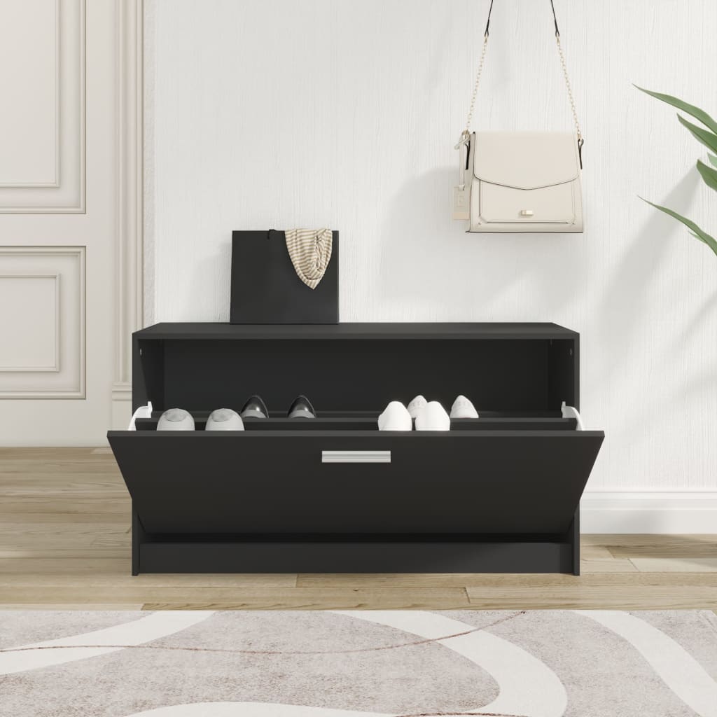 Shoe Bench Solid Oak 1 Compartment Wide & Long