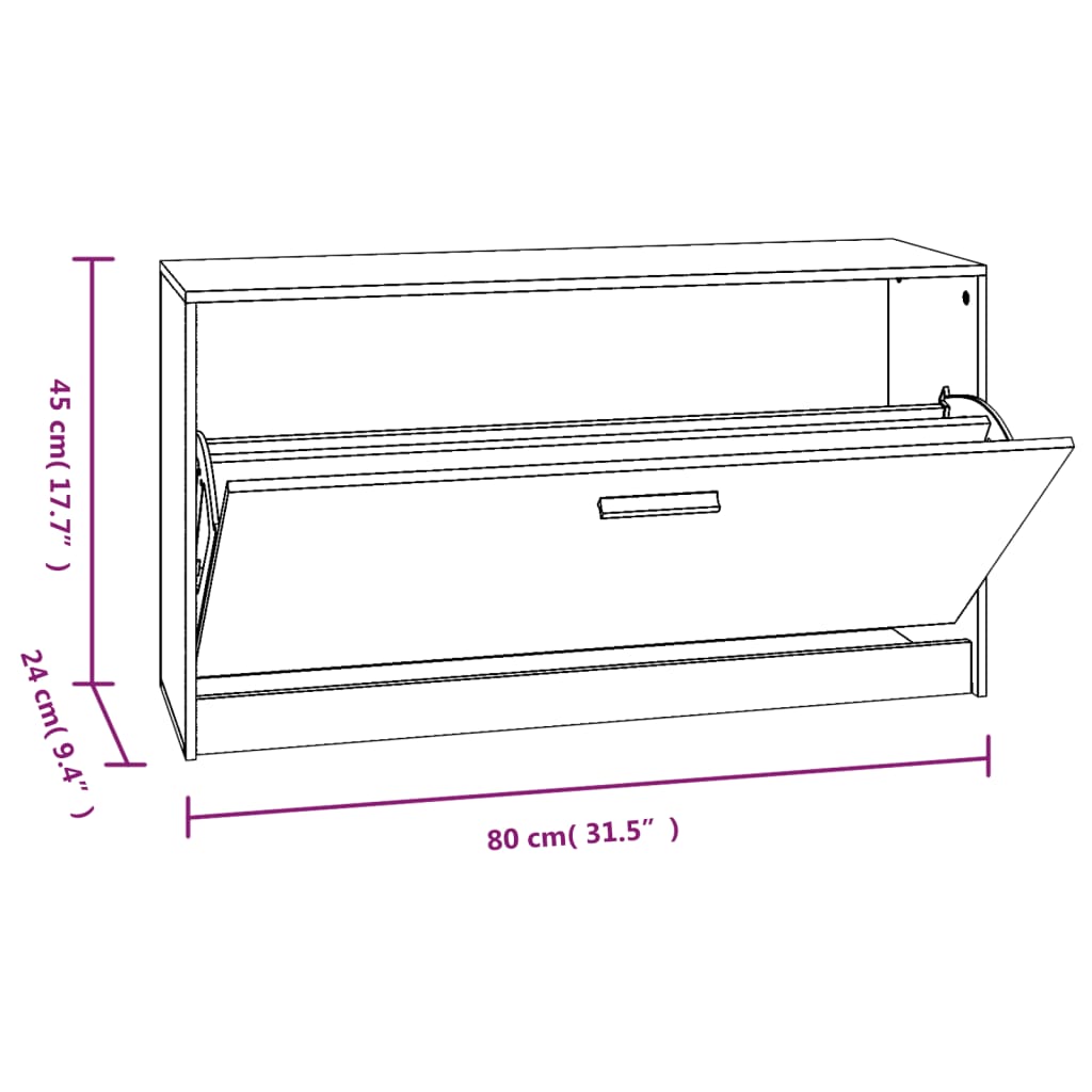 Shoe Bench Solid Oak 1 Compartment Wide & Long