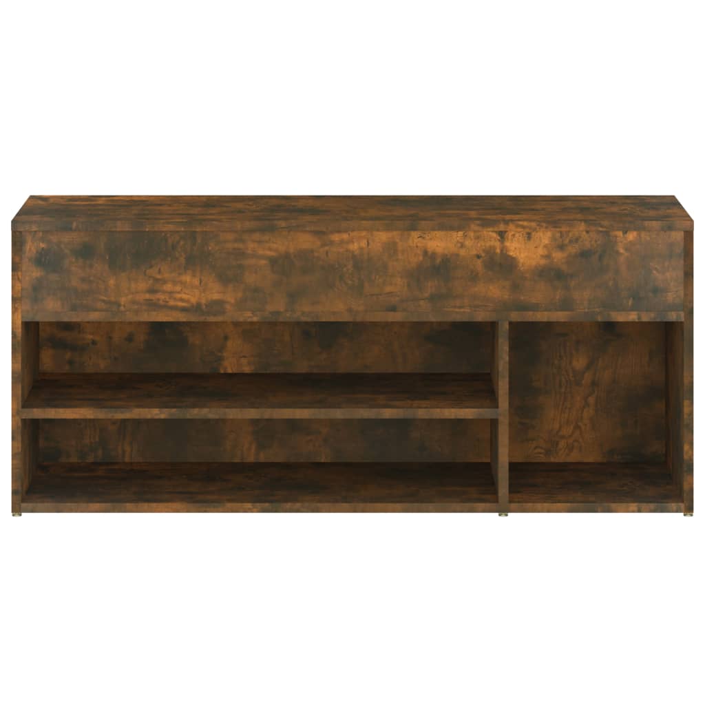 Arc Shoe Chest Smoked Oak Wide & Deep 4 Compartments