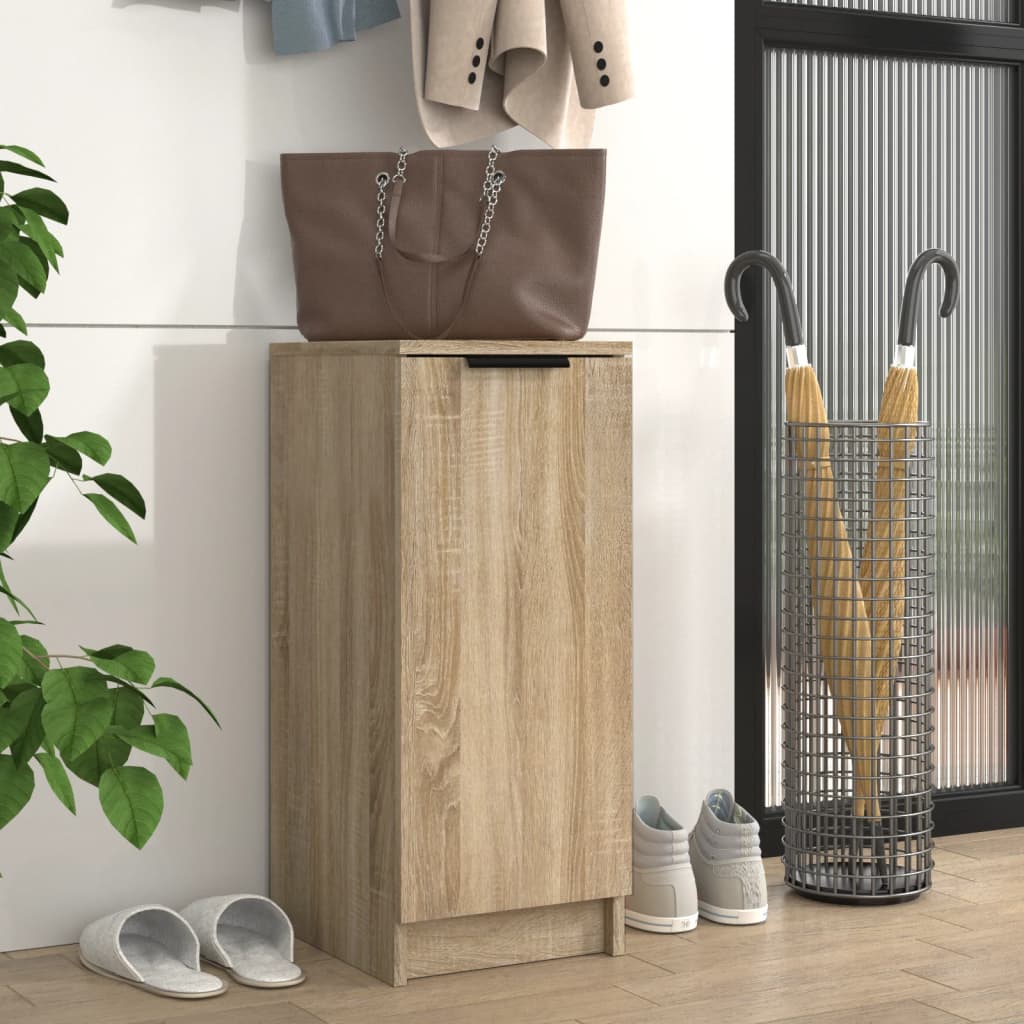 Shoe Cabinet Old Pine Tall 1 Compartment