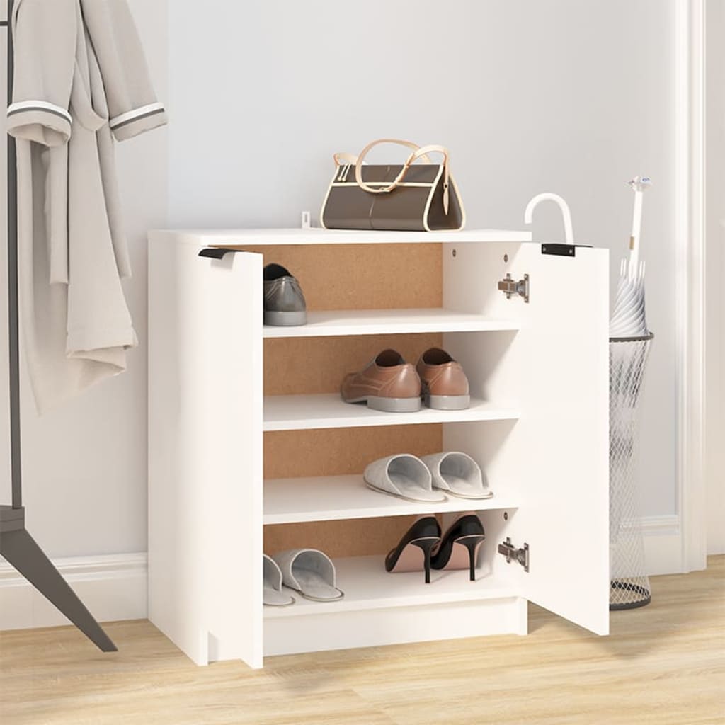 Shoe Cabinet Old Pine Tall 2 Compartments