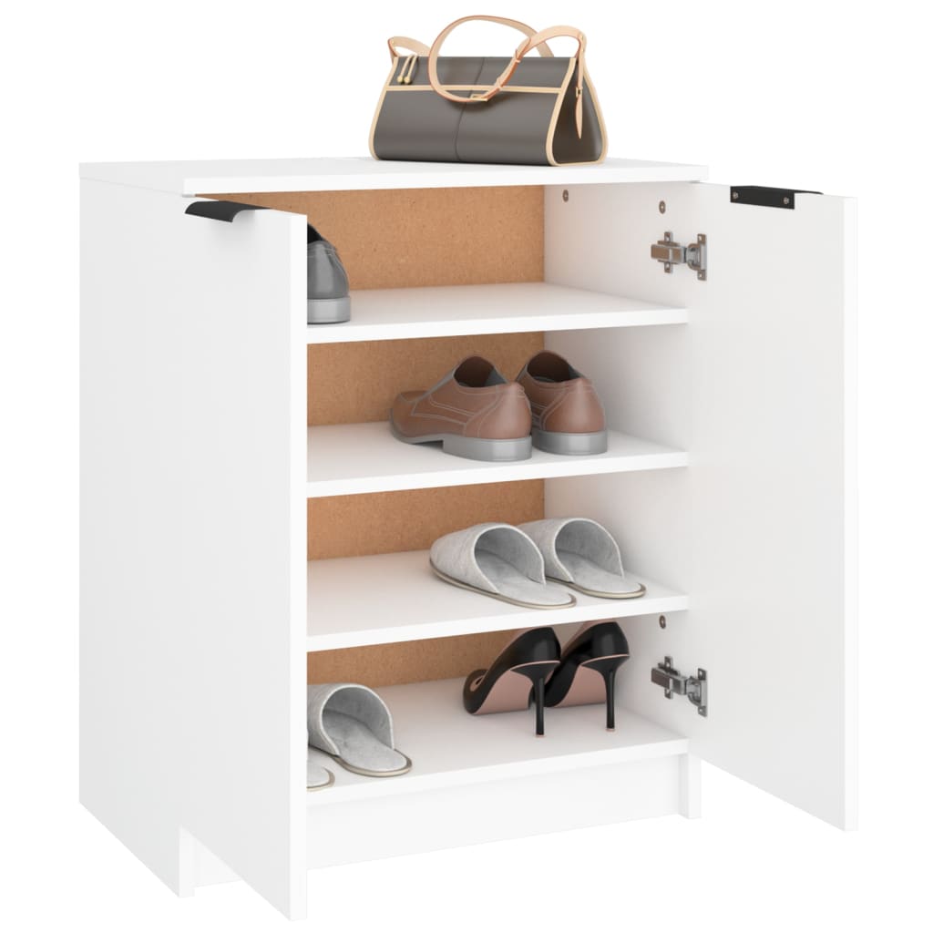 Shoe Cabinet Old Pine Tall 2 Compartments