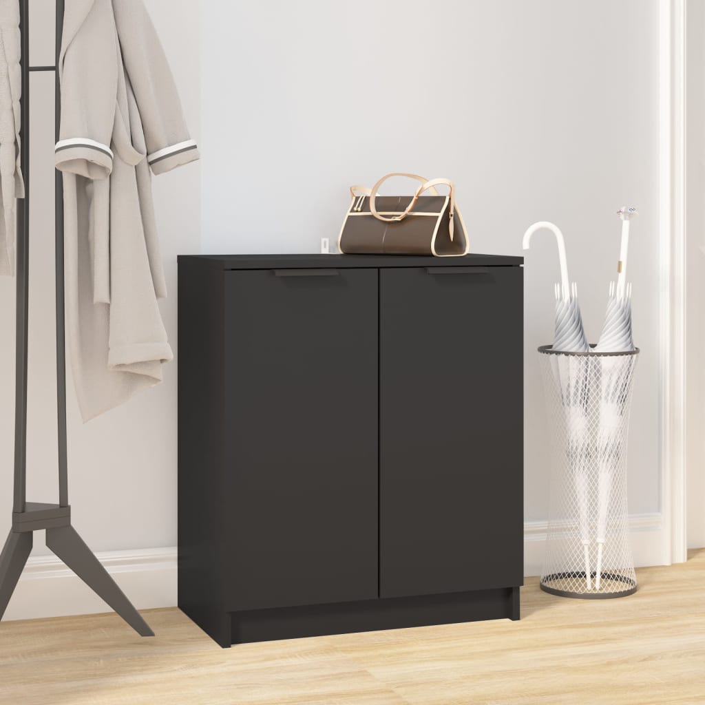 Shoe Cabinet Old Pine Tall 2 Compartments