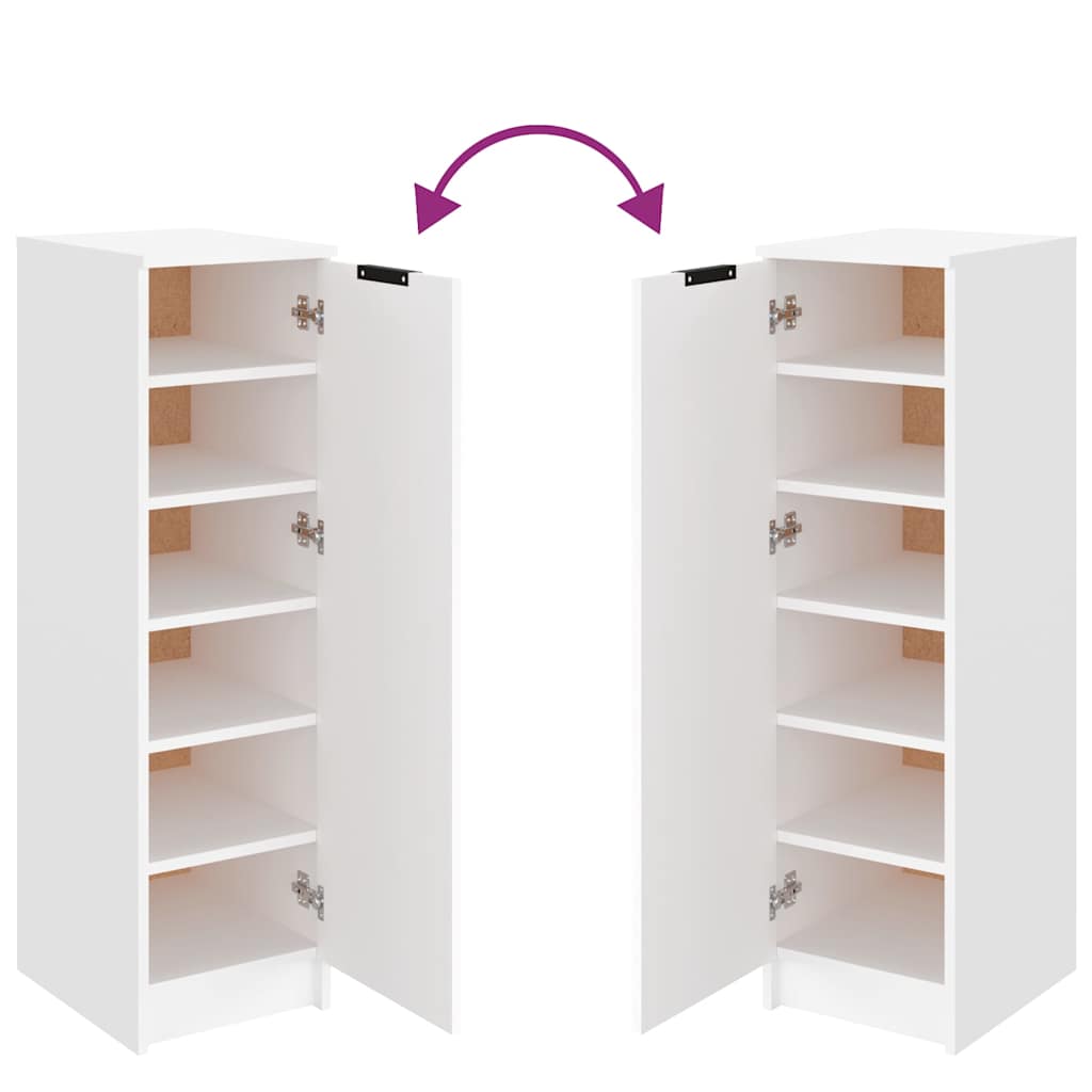 Shoe Cabinet Old Pine Tall 1 Compartment