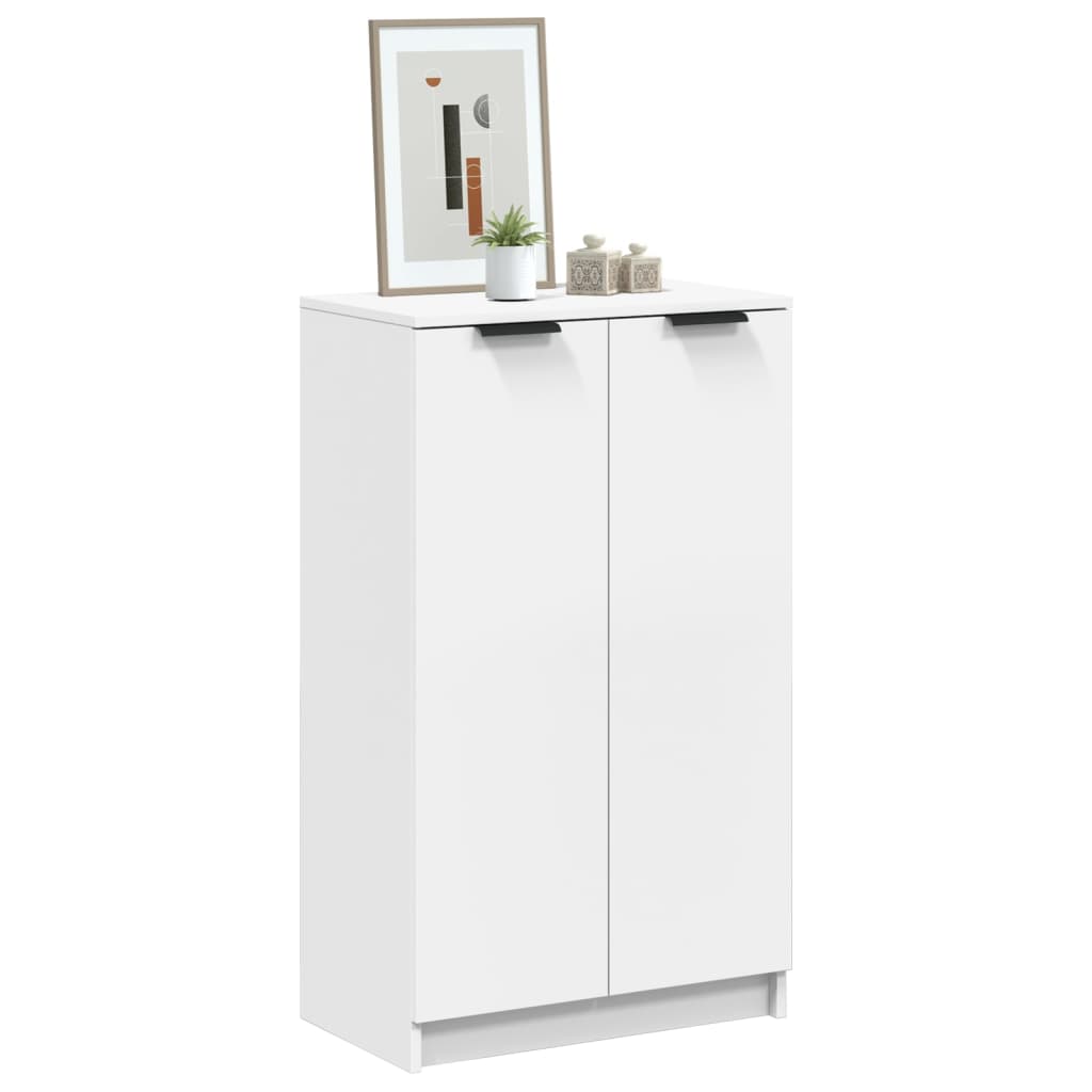 Shoe Cabinet Old Pine Tall 2 Compartments