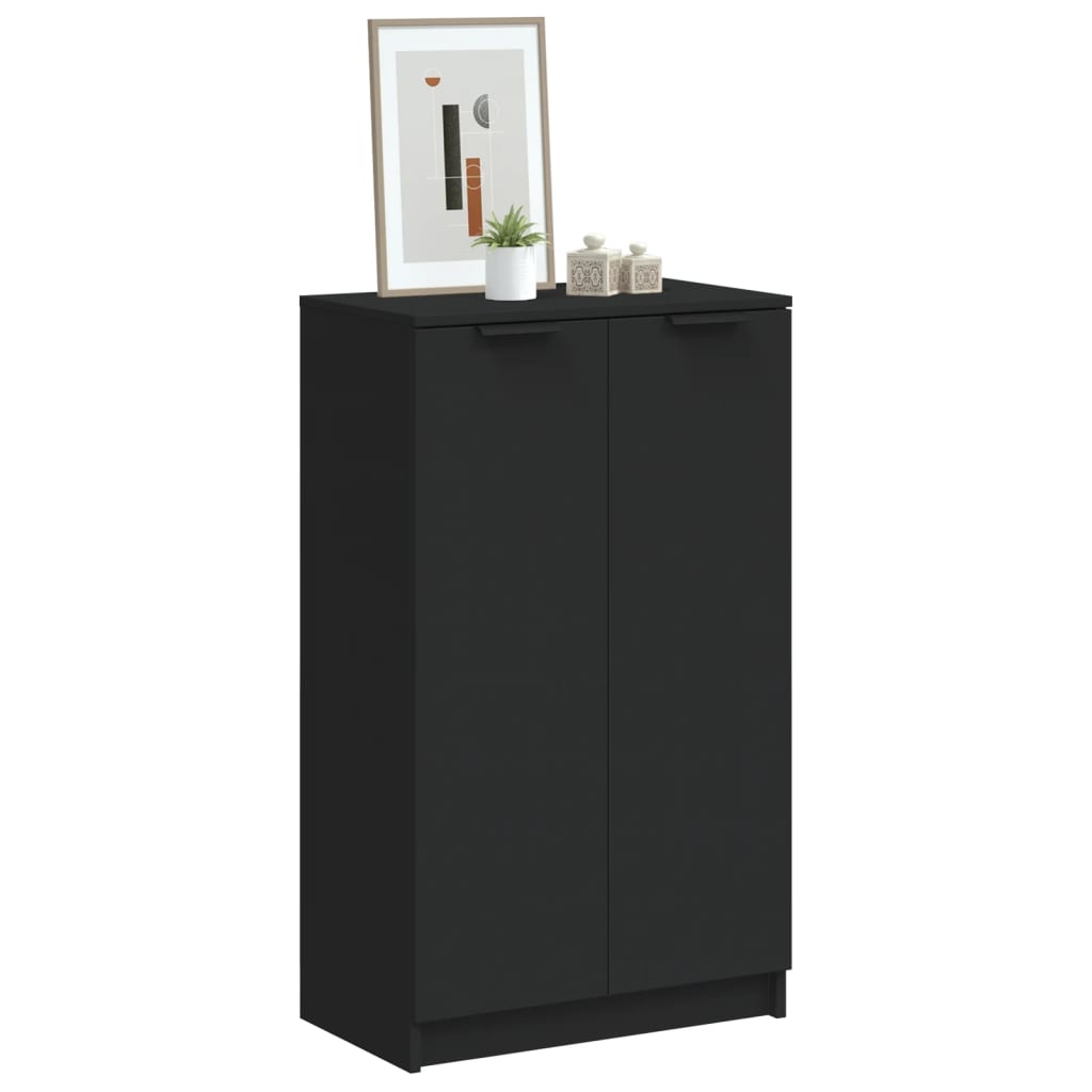 Shoe Cabinet Old Pine Tall 2 Compartments