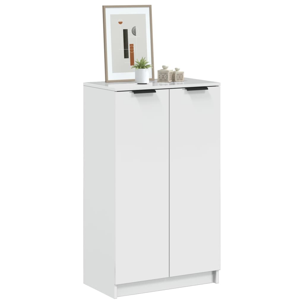 Shoe Cabinet Old Pine Tall 2 Compartments