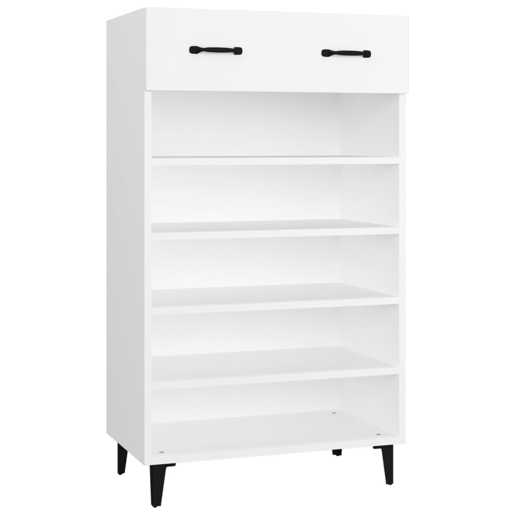 Shoe Cabinet Old Pine Tall 6 Compartments