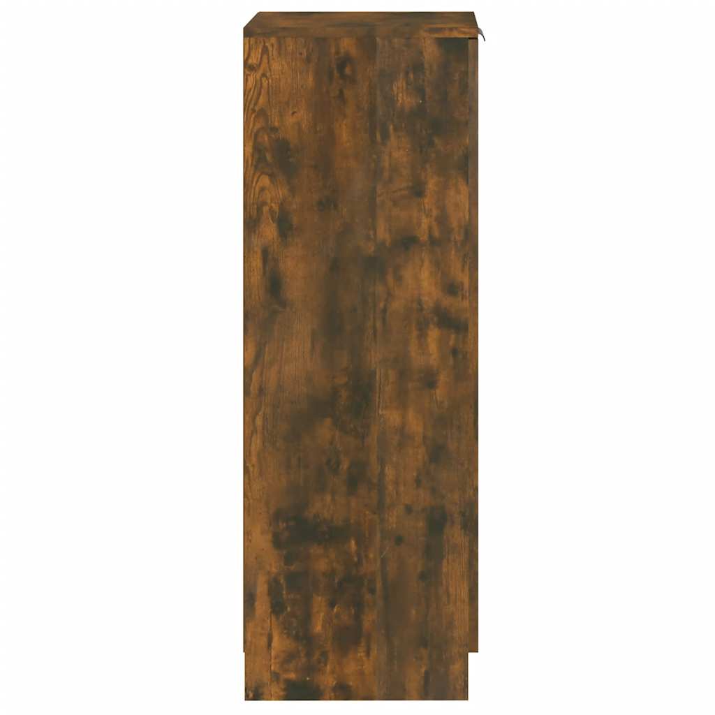 Arc Shoe Cabinet Smoked Oak Medium 7 Drawers