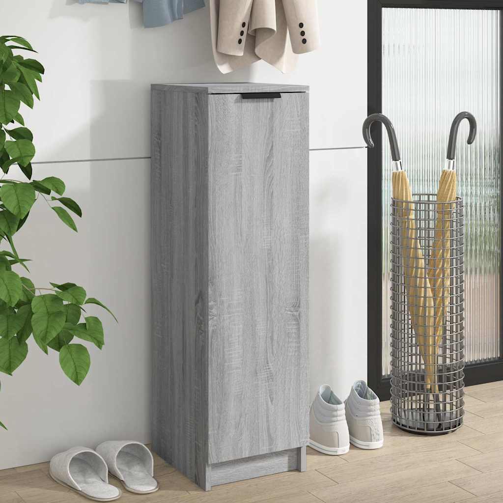 Arc Shoe Cabinet Smoked Oak Medium 7 Drawers
