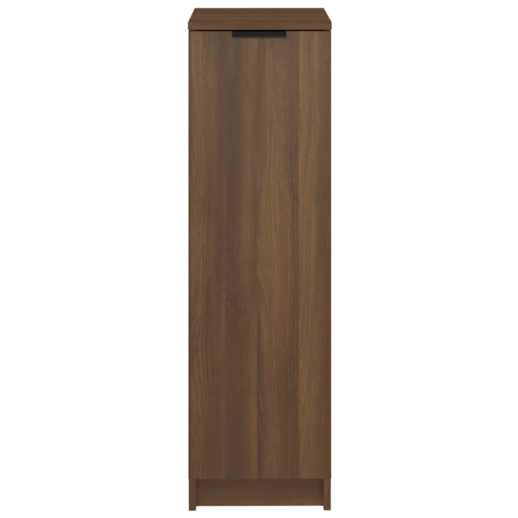 Arc Shoe Cabinet Smoked Oak Medium 7 Drawers