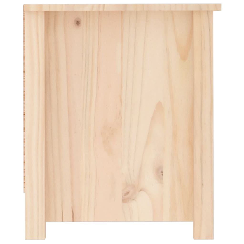 Shoe Cabinet Natural Solid Pine Wide & Deep 6 Compartments