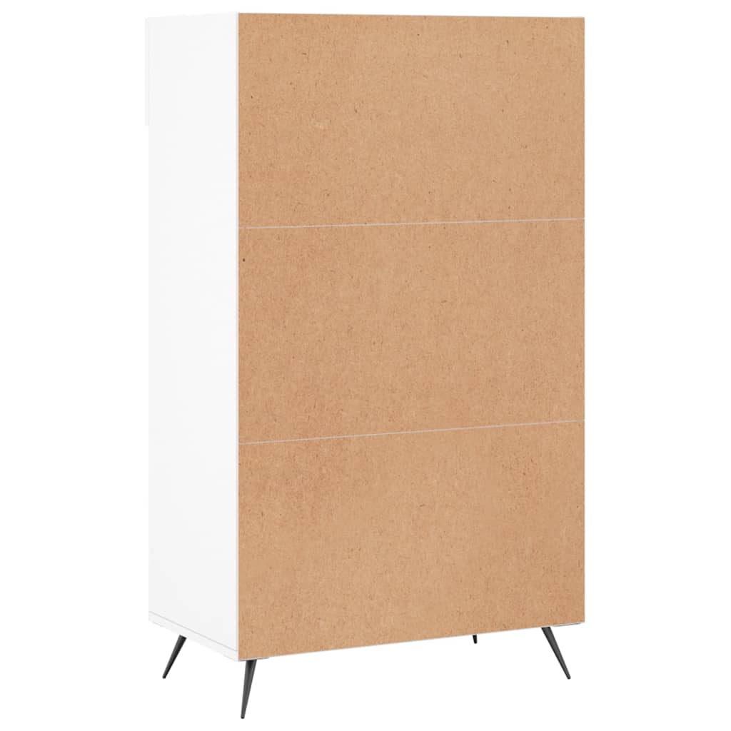 Luxo Shoe Cabinet Solid Oak 6 Compartments Tall & Metal Feet