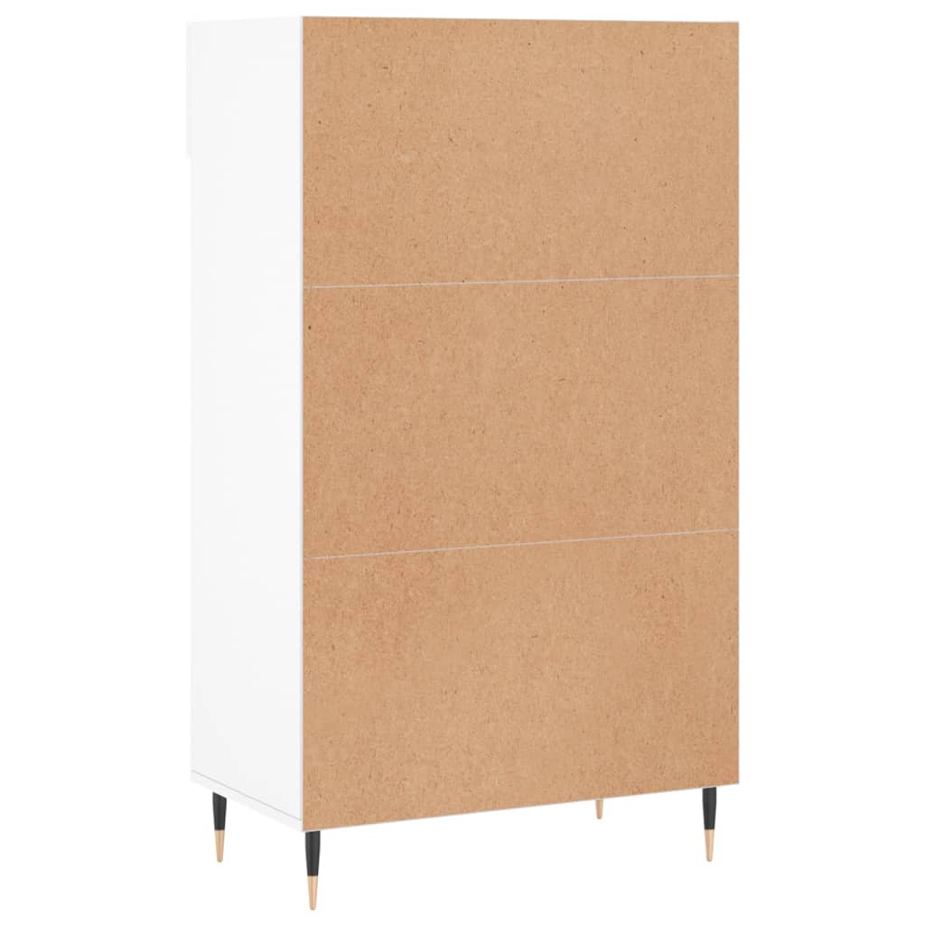 Luxo Shoe Cabinet Solid Oak 6 Compartments Tall & Metal Feet