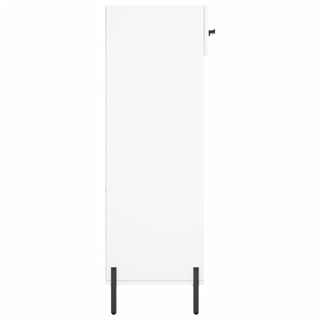 Luxo Shoe Cabinet Solid Oak 6 Compartments Tall & Metal Feet
