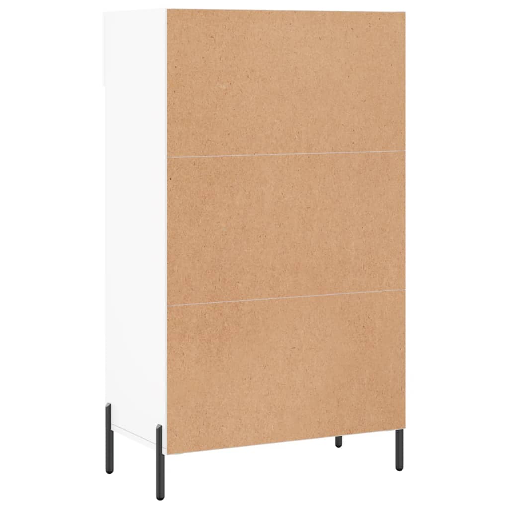 Luxo Shoe Cabinet Solid Oak 6 Compartments Tall & Metal Feet