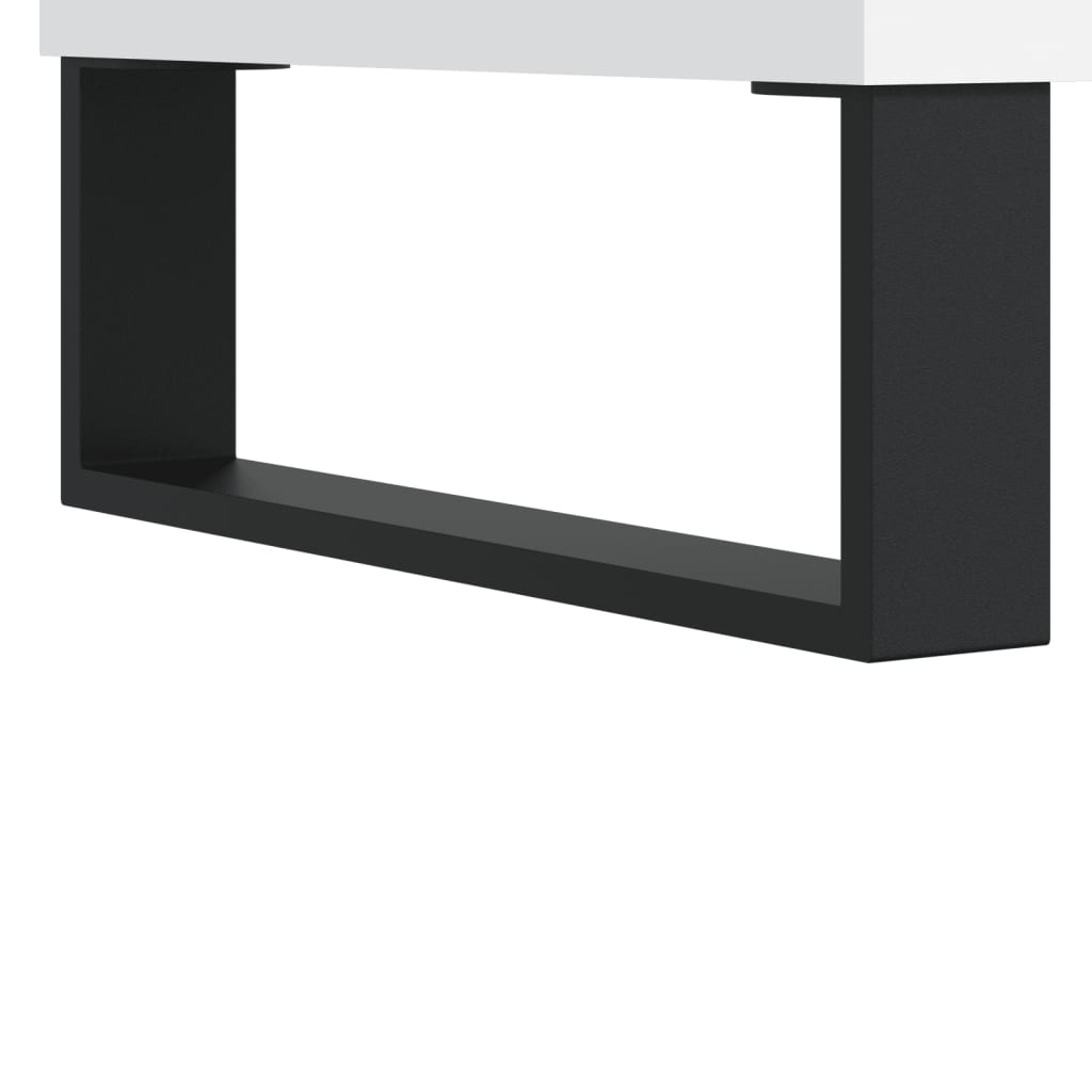 Luxo Shoe Cabinet Solid Oak 5 Compartments Tall & Skinny & Metal Feet