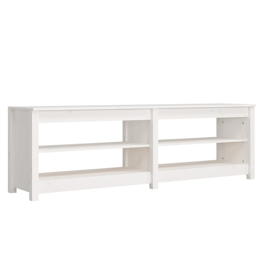 Luxo Shoe Bench Solid Pine 4 Compartments Wide & Deep