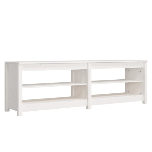 Luxo Shoe Bench Solid Pine 4 Compartments Wide & Deep