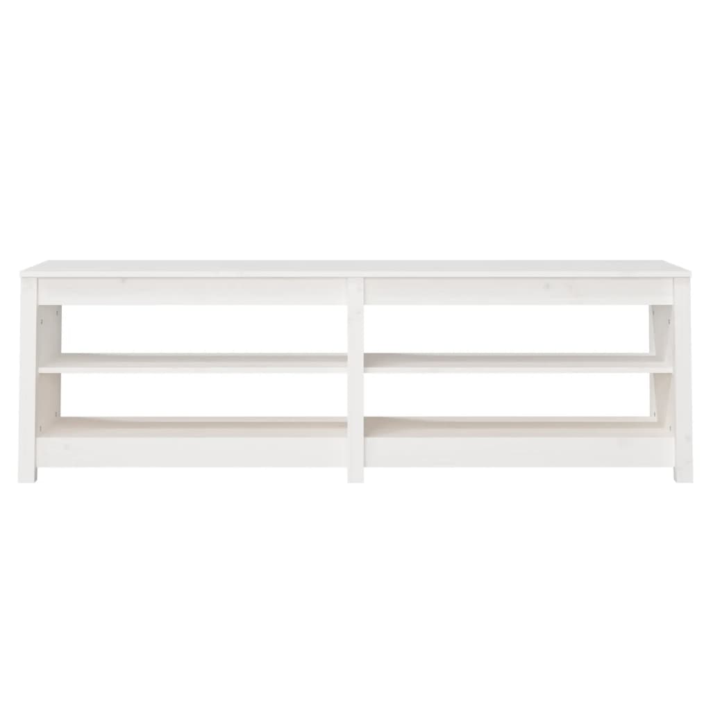 Luxo Shoe Bench Solid Pine 4 Compartments Wide & Deep