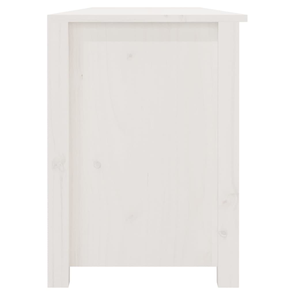 Luxo Shoe Bench Solid Pine 4 Compartments Wide & Deep