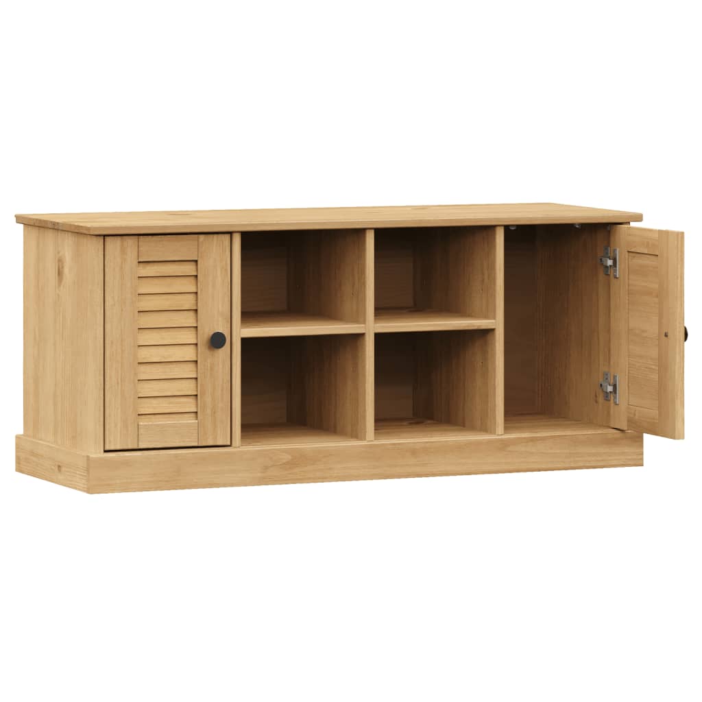 Shoe Bench Honey Pine 6 Compartments Wide & Deep