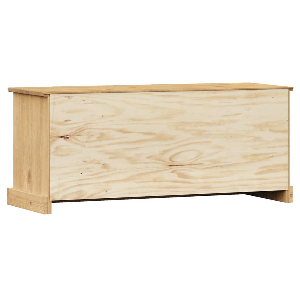 Shoe Bench Honey Pine 6 Compartments Wide & Deep