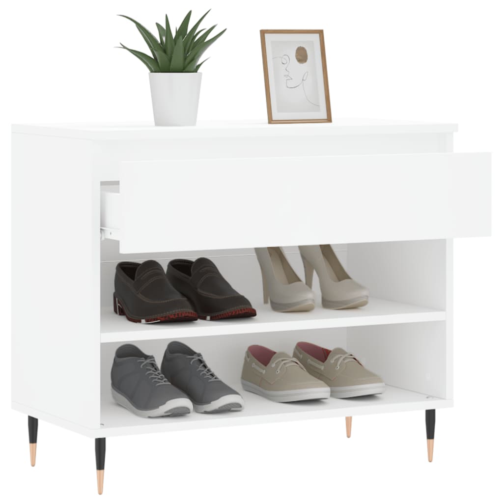 Freya Shoe Bench Reclaimed Wood 3 Compartments Wide & Long